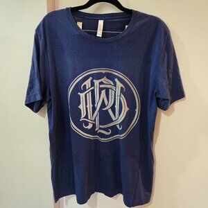 Parkway Drive Band Graphic T-Shirt, Mens Blue Short Sleeve, Size L
